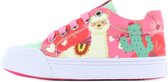 Sneakers | Meisjes | Pink Green | Canvas | Go Banana's | Maat 21