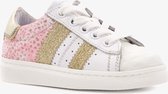 Groot leren meisjes sneakers - Roze - Maat 21