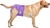 Sharon B - Honden Loopsheidbroekje - Maat L - Hondenbroekje - Paars - Heupomvang 36-46 cm - Bij loopsheid, incontinentie bij teefjes - Hondenluier - Voor honden