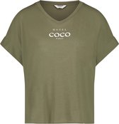 Penn & Ink Dames T-Shirt Khaki maat S