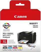 CANON INK PGI-1500XL BK/C/M/Y MULTI CAL Value pack black & colour + calculator