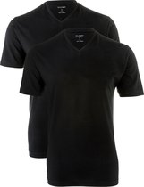 T-shirt OLYMP V-Hals (2-Pack) - zwart