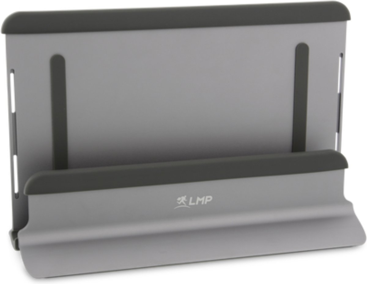 LMP - Verticale Aluminium Laptop standaard - Aluminium houder - Geschikt voor elke MacBook van 12
