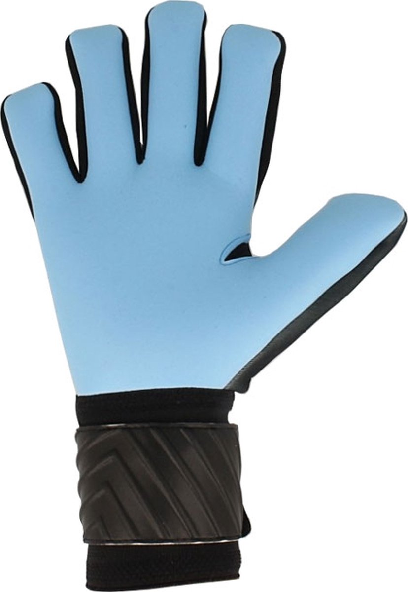 Real Aqua Keepershandschoenen Heren - Zwart / Lichtblauw | Maat: 8