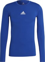 adidas – Techfit Long Sleeve Tee Youth - Blue Shirt-140
