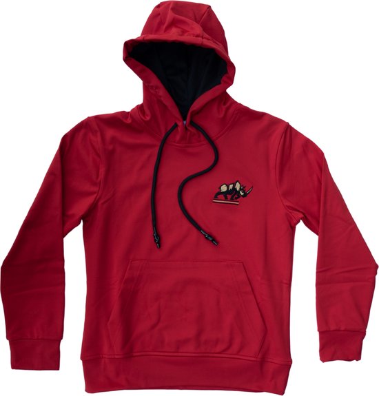 KAET - hoodie - unisex - Rood - outdoor - sportief - trui met capuchon - zacht gevoerd