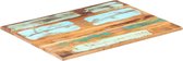 vidaXL Tafelblad rechthoekig 15-16 mm 60x80 cm massief gerecycled hout