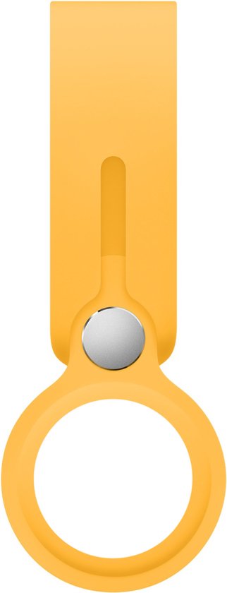 Apple AirTag hanger - Kunststof - Geel
