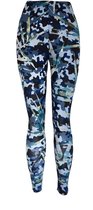 Premium Dames Legging Blue Panther | Print Legging | Jungle - S/M