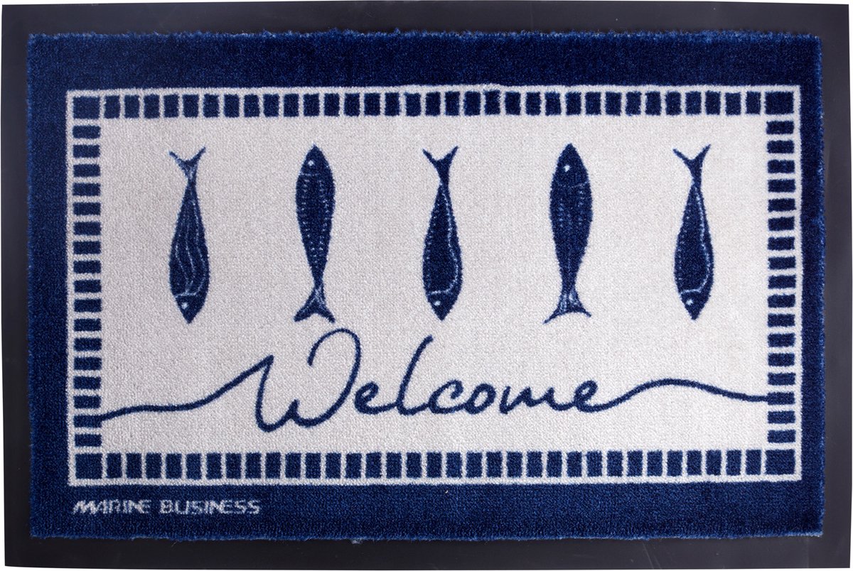 Marine Business Welcome Fish anti-slip Deurmat 50 x 70 cm