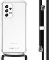 iMoshion Backcover met koord Samsung Galaxy A33 hoesje - Zwart