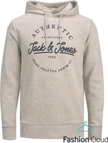 Jack & Jones Jack&Jones Dusty Sweat Hood White Melange BEIGE L