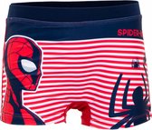 Marvel Spiderman Zwembroek Boxer - Rood gestreept - 5/6 jaar