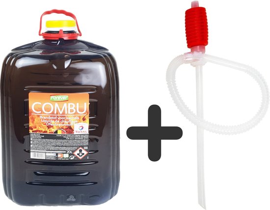 COMBU Extra Pure Petroleum 20 litres plus pompe à main - Combustible pour  poêle sans... | bol.com