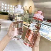 HELLO WATER - Waterfles Roze - 780ml- BPA Vrij
