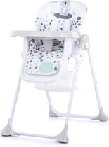 Chipolino Maxi Kinderstoel - Baby eetstoel - Verstelbare rugleuning - Hoogte verstelbaar - Afneembare opbergmand - Grijs