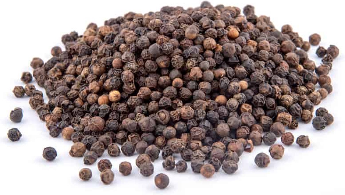 Goedkoopste Tuana Kruiden - Zwarte Peper (heel) - Zak 1000 Gram - KZ0211