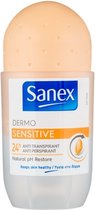 Sanex Deodorant Roller Dermo Sensitive 3x50 ml