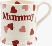 Emma Bridgewater Mug 1/2 Pint Pink Hearts Mummy Boxed
