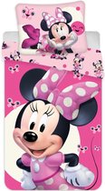 Minnie Mouse Baby Dekbedovertrek Vlinders - 100 x 135 cm - Katoen - incl Dekbed+Kussen KD®