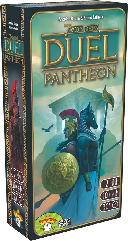 Gezelschapsspel: 7 Wonders Duel Pantheon - Uitbreiding, uitgegeven door Repos Production