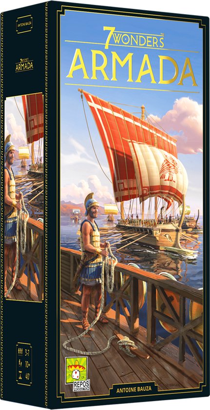 Gezelschapsspel: 7 Wonders V2 Armada - Uitbreiding, uitgegeven door Repos Production