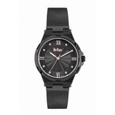 Lee Cooper LC06702.060 - Horloge - Analoog - Dames - Vrouwen - Milanese band - Zwart