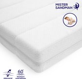 Baby Matras 90x190 cm - Comfortschuim - Wit - Matrassen - Zacht