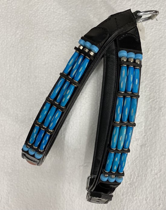 Doxtasy - Blue river - harnais bouledogue - harnais - perles