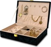 Sieradendoos - Sieradenbox - Sieradenorganizer - Juwelendoos - Zwart