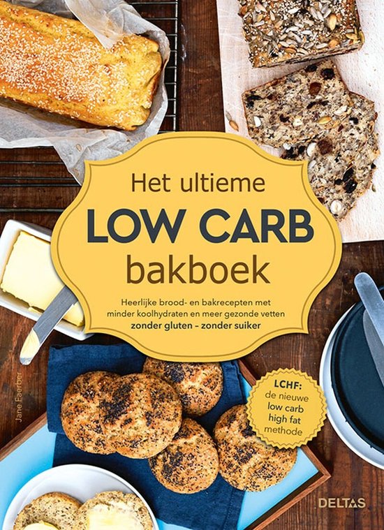 Het Ultieme Low Carb Bakboek - Boek - cover