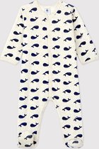 Petit Bateau Babyslaappakje in fluweel Jongens Boxpak - Maat 74