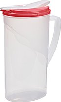 Gondol Schenkkan 1,8 Liter 18 X 10 X 25,5 Cm Transparant/rood