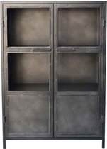 Rough collection 2 door glass cabinet small 80x40x120-caig003rp5