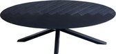 Fort collection oval dining table (black) 240x100x78-foot240blk