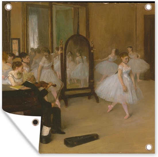 The Dancing Class - Schilderij van Edgar Degas