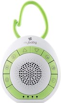 MyBaby - SoundSpa - Inslaaphulp voor baby's - White Noise - Witte ruis en rustgevende geluiden voor kinderen en volwassenen, White - Met timerfunctie & soundtherapie - ideaal voor