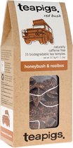 teapigs Honeybush and Rooibos - 15 Tea Bags (6 doosjes van 15 zakjes - 90 zakjes totaal)