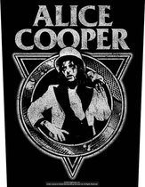 Alice Cooper Rugpatch Snakeskin Zwart