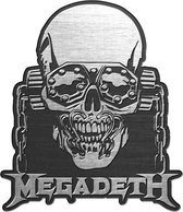 Megadeth Pin Vic Rattlehead Zilverkleurig
