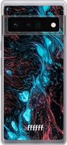 6F hoesje - geschikt voor Google Pixel 6 Pro -  Transparant TPU Case - River Fluid #ffffff