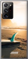 6F hoesje - geschikt voor Samsung Galaxy Note 20 Ultra -  Transparant TPU Case - Sunset Surf #ffffff