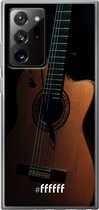 6F hoesje - geschikt voor Samsung Galaxy Note 20 Ultra -  Transparant TPU Case - Guitar #ffffff