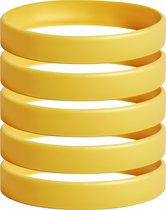 Siliconen Armbanden Goudkleur - voor Volwassenen (zak van 30 stuks)