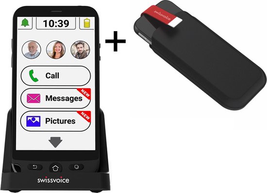SwissVoice G50: Android 10 | 5 inch scherm | 16GB opslag | 5MP Camera | 4G