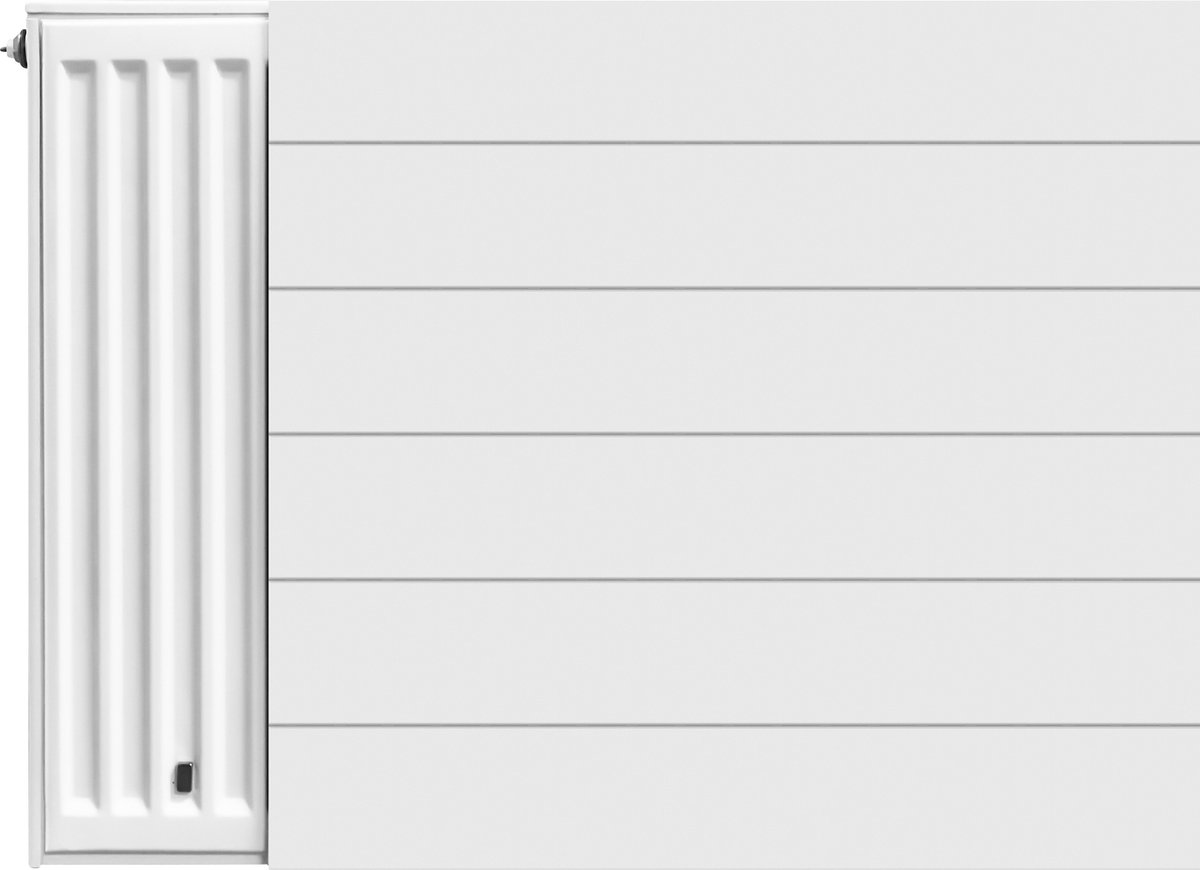 Bally Gestreepte Radiator Voorplaat 500X700mm Wit