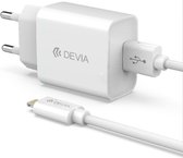 DEVIA  12W USB-C Snellader - Oplader Samsung - Adapter - Stekker - ( Geschikt voor Apple iPhone 12 - Apple iPad - voor Apple Lightning - Lader / X / 11 / 12 Pro Max / iPhone 13 - iPhone 13 Pr