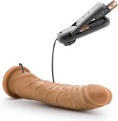 Dr Skin - Dr. Skin - Vibrator Met Zuignap 21 cm - Mocha - Dildo - Vibrator - Penis - Penispomp - Extender - Buttplug - Sexy - Tril ei - Erotische - Man - Vrouw - Penis - Heren - Da