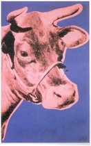 JUNIQE - Poster Andy Warhol - Cow, 1976 -85x53 /Zwart