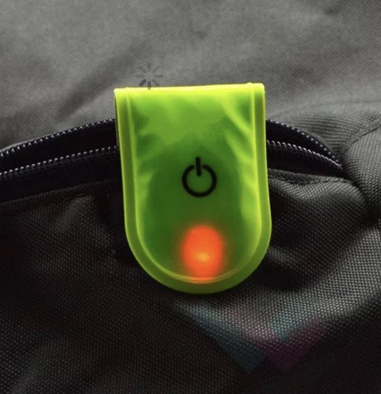 Repus - 2 pièces - Éclairage LED Sport avec batterie - clip magnétique - éclairage courant - clip LED - Promenade de chien - nuit - lampe de bras - LED